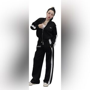 Stylish Black and White Women's Joggers